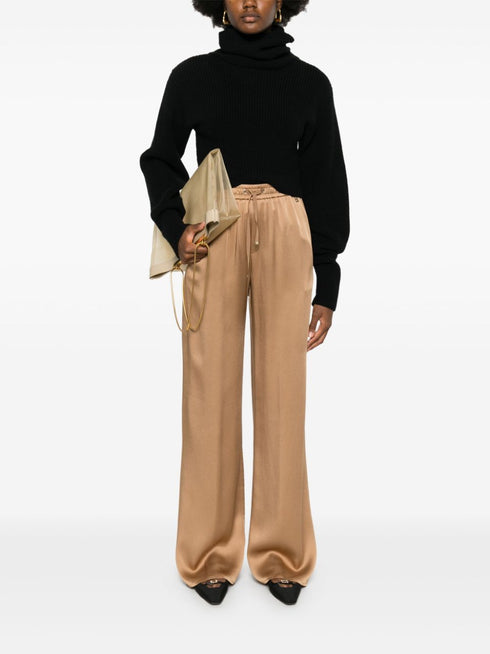crepe trousers